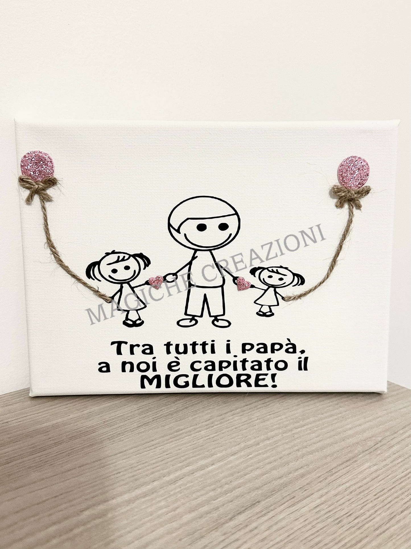 Tela personalizzata per la Festa del Papà