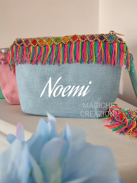 Pochette juta personalizzata