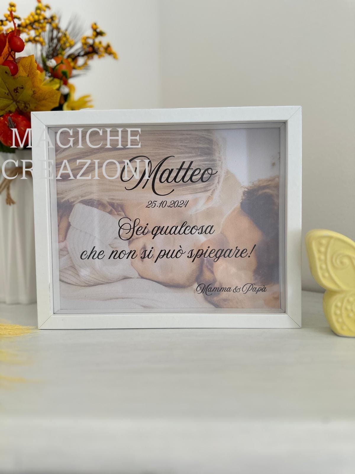 PORTAFOTO CON DECORAZIONE